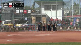 Denmark v Japan – WBSC Junior Men’s Softball World Championship 2018