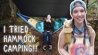 I Went HAMMOCK CAMPING on the Appalachian Trail! | Miranda in the Wild