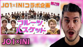 [ENG SUB]【JO1×INI 初コラボ】JO1とINIの共通点を見つけよう！フルーツバスケット🍎 REACTION | JPOP TEPKİ