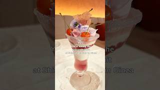 POV: You ordered the princess parfait at Shiseido Parlour in Ginza