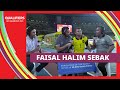 Faisal Halim sebak selepas menjaringkan gol pertama di peringkat Antarabangsa