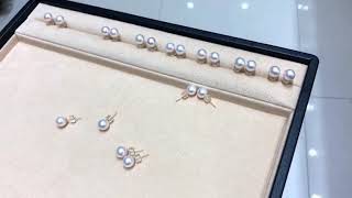 8-8.5mm Akoya Pearl Ear studs