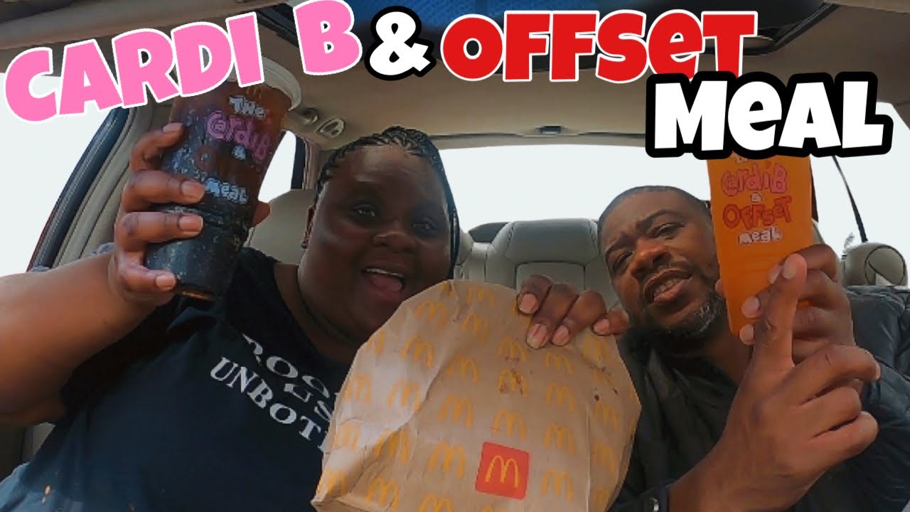 TRYING THE CARDI B & OFFSET MEAL FROM MCDONALDS - YouTube