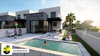 Vrijstaande nieuwbouw villa's in Los Balcones, Torrevieja | Referentie 23482