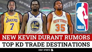MAJOR Kevin Durant Trade Rumors per NBA Insider + Top 5 KD Trade Destinations | NBA Rumors