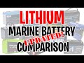 UPDATED! Know BEFORE You Buy! Marine Lithium Battery Comparison | Trolling Motor | Fish Finder