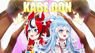 Kobo and Bae's reaction when they got Kabe-Doned by hot horse man [Hololive]