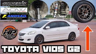 รีวิว Toyota Vios G2 แต่งหล่อ ชุดโปรสุดคุ้ม ล้อ/ยาง/โช้ค ทรงเน้นใช้งาน ฟิวหนึบเนียนไม่แข็งกระด้าง