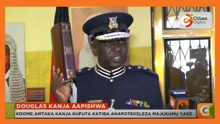 Douglas Kirocho Kanja aapishwa na jaji mkuu Martha Koome