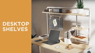 Clamp-On Desktop Shelves - STB-200 - LUMI