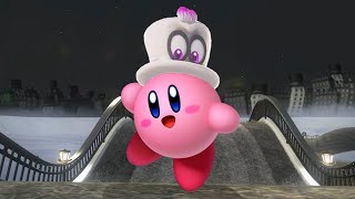 Playable Kirby in Super Mario Odyssey