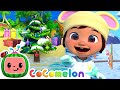 Christmas Time in the Summer? | Train Park Beach Mix | Cocomelon Play | Nursery Rhymes & Kids Songs