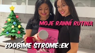 VLOG #13 | ZDOBÍME STROMEČEK | moje ranní skin care