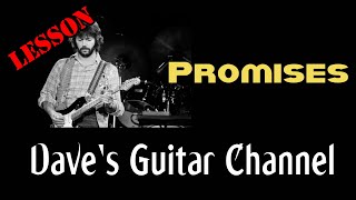 LESSON - Promises by Eric Clapton