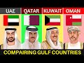 UAE vs Qatar vs Kuwait vs Oman - Country Comparison