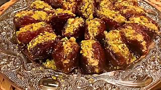 اطيب حلو برمضان 😋😋  تعالو ويايه نحشي تمر 😋