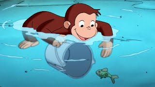 お気に入りの夏の湖 🐵 おさるのジョージ