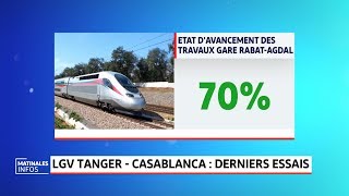 Le compte à rebours démarre pour le LGV Tanger-Casablanca