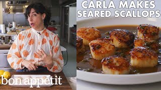 Carla Makes Seared Scallops with Brown Butter & Lemon Sauce | From the Test Kitc