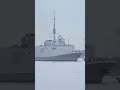 french navy frigate d 657 lorraine radar rotating very fast