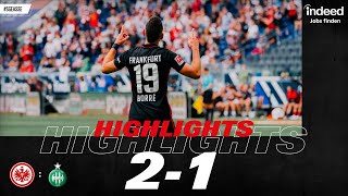 Rafael Borré trifft im ersten Spiel I Highlights Eintracht Frankfurt – AS St. Étienne