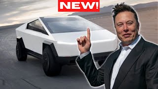INSANE NEWS! Elon Musk Reveals NEW Update On The Tesla Cybertruck!