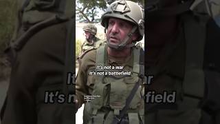 Israeli Defense Forces major says "it's not a war... it's a massacre" after Hamas attack #shorts