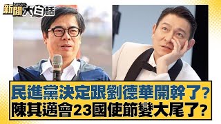 民進黨決定跟劉德華開幹了？陳其邁會23國使節變大尾了？【新聞大白話】20241103--8｜謝寒冰 王鴻葳 張斯綱@tvbstalk