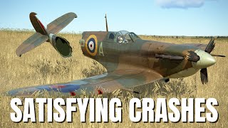 Satisfying Airplane Crashes, Crash Landings & More! V265 | IL-2 Sturmovik Flight Simulator Crashes