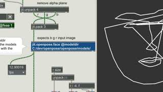 openpose face detection for Max/MSP