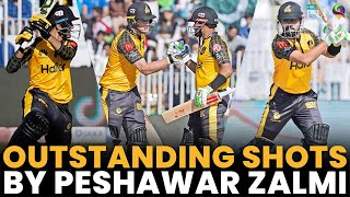 Outstanding Shots By Peshawar Zalmi | Peshawar Zalmi vs Lahore Qalandars | Match 23 | PSL 8 | MI2A