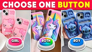 Choose One Button! GIRL or BOY or BOTH Edition 💙❤️🌈 Quiz Shiba