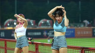 多慧被界外球嚇的落荒而逃 !대만 후끈하게 만든 이다혜 치어리더 직캠 cheerleaders fancam