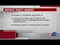 Man charged with repeat thefts in Nashville