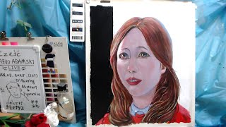 Oil painting portrait day 6  op1401-6  [LIVE]--  \