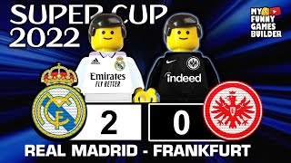 UEFA Super Cup 2022 • Real Madrid vs Eintracht Frankfurt 2-0 🏆 All Goals Highlights in Lego Football
