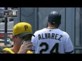 cle@pit alvarez s homer pulls pirates within a run