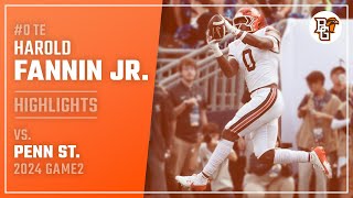 TE Harold Fannin Jr. Highlights vs. Penn State | 2024 Game 2