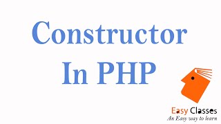 PHP Tutorial in Hindi - Constructor method in PHP