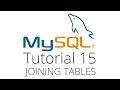 MySQL tutorial 15 - joining 2 tables