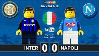 Inter Napoli 0-0 • Serie A (11/03/2018) goal highlights sintesi Lego Calcio 2017/18