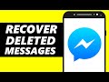 How to Recover Deleted Messages on Messenger 2025 - Restore Messenger Messages!