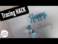 How to WRITE ON A CAKE - -(Tracing HACK)- - taste bakery