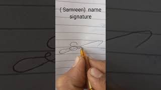 s name signature | samreen signature |s name signature like a billionaires| your name?