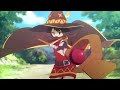 konosuba megumin x kazuma beautiful now amv