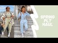 PRETTY LITTLE THING SPRING CLOTHING HAUL AND TRY ON | SARAHJOHOLDER