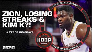 Zion RESPONDS, impact of LONG losing streaks & a Kim Kardashian Story?! | The Hoop Collective