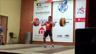 Victor Gainza 3. Versuch Stossen 160kg