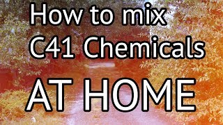 How to mix C41 Chemicals at home