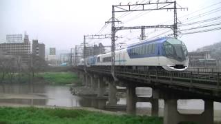 近鉄「しまかぜ」＠大和川鉄橋